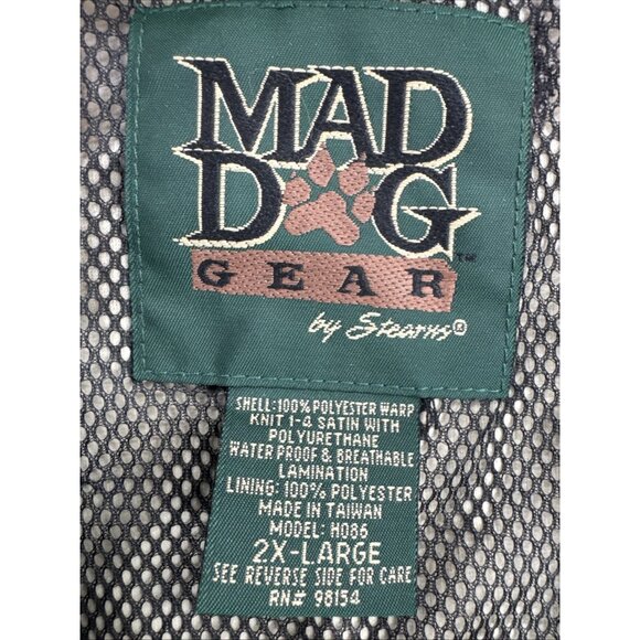 Mad Dog Gear Sterns Camo Mens Jacket 2XL Mossy Oak Breakup Mesh Lined Hooded Y2K - Picture 2 of 14